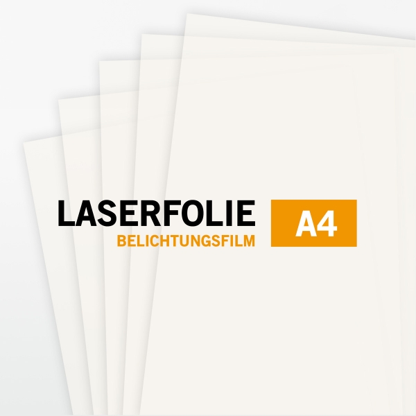 Laserdrucker-Belichtungsfolie A4 für Siebdruck - Siebdruckversand - Der  Online-Shop für Siebdruckzubehör, Farben und Maschinen