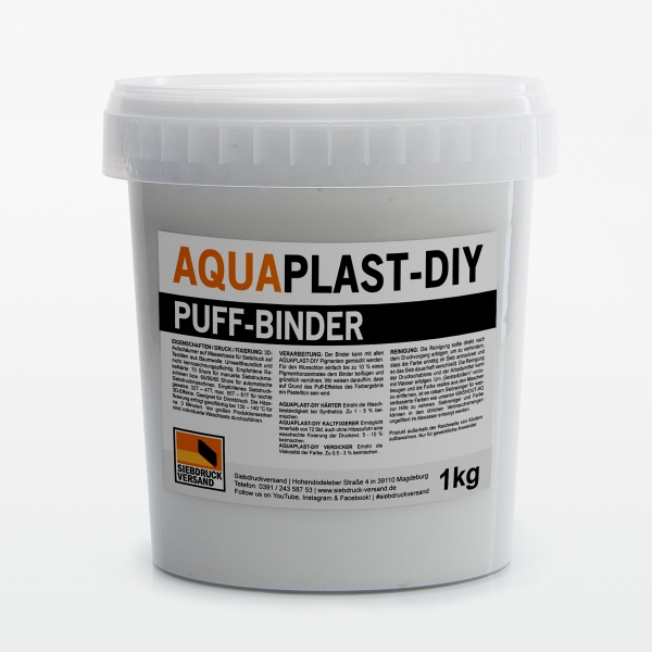 AQUAPLAST-DIY PUFF-Binder 3D-Aufschäumer