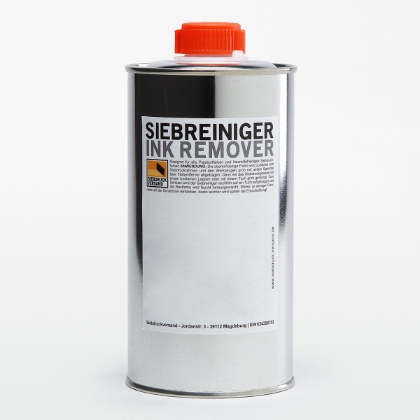 INK REMOVER - Siebreiniger für Plastisolfarbe - Siebdruckversand - Der  Online-Shop für Siebdruckzubehör, Farben und Maschinen