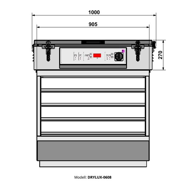 LED-Vakuum-Belichter mit Trockenschrank DRYLUX-1