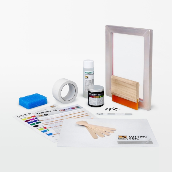 Siebdruckset DIY MINI - Siebdruck Set für Einsteiger - Siebdruckversand -  Der Online-Shop für Siebdruckzubehör, Farben und Maschinen